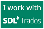 I work with SDL Trados